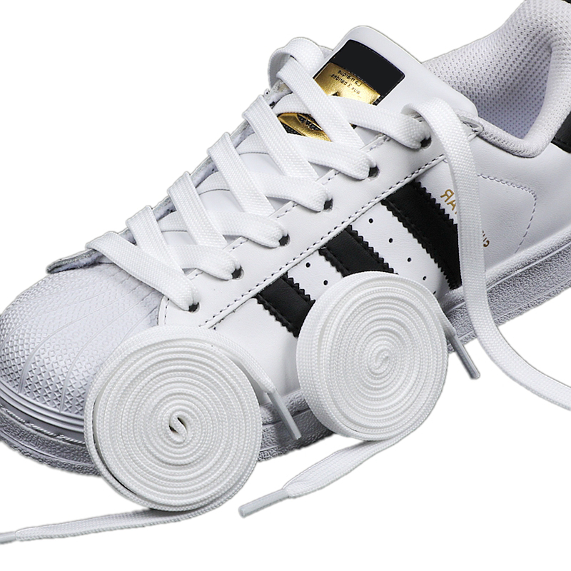 Adidas Shoes Superstar - 1 par de cadarços pretos e