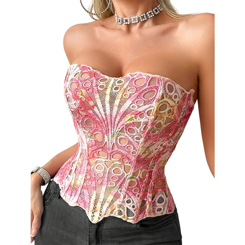 Corselete Sexy de Renda Transp - Cami Top Lace avaliação e preço