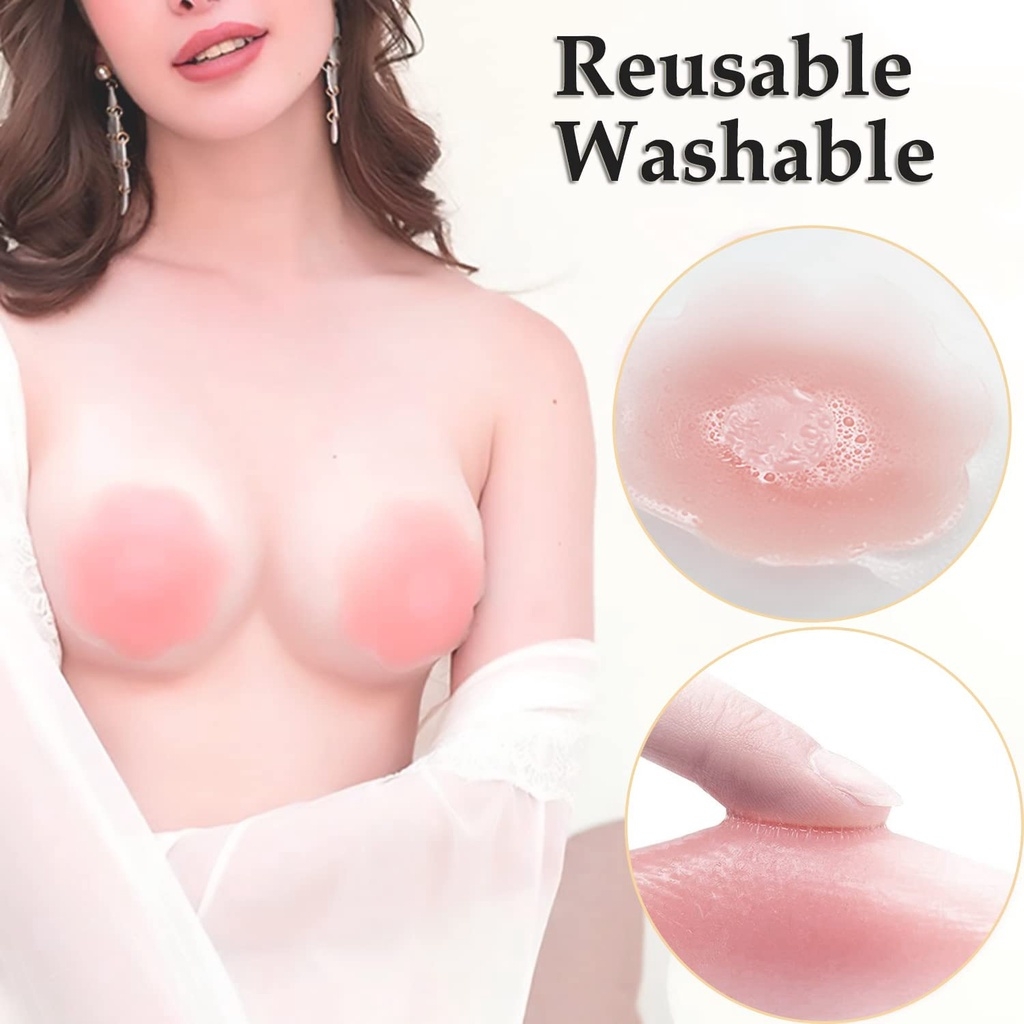 6/12 Peças Adesivos Invisíveis - Nipple Cover Pasties avaliação e preço
