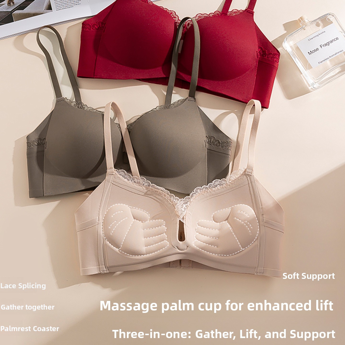 Conjunto de Sutiã Feminino KUC - Seamless Underwear Women avaliação e preço