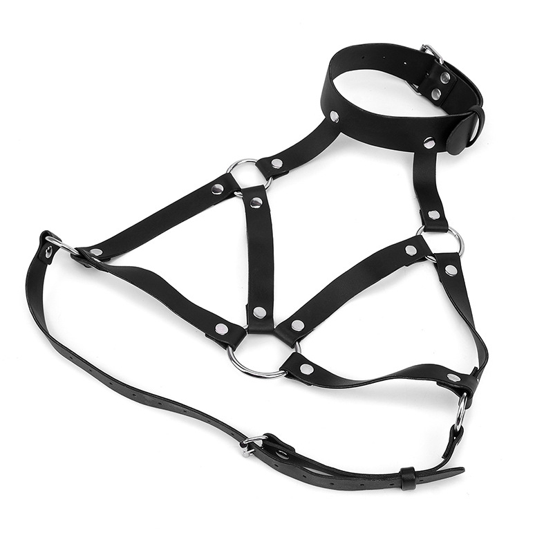 Gothic Fetish Couro Suspensóri - Garter Belt Set avaliação e preço